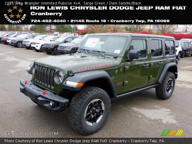 2021 Jeep Wrangler Unlimited Rubicon 4x4 in Sarge Green