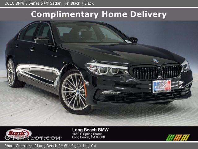 2018 BMW 5 Series 540i Sedan in Jet Black