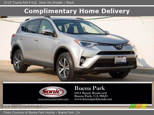 2018 Toyota RAV4 XLE in Silver Sky Metallic