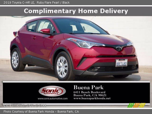 2019 Toyota C-HR LE in Ruby Flare Pearl