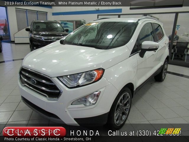 2019 Ford EcoSport Titanium in White Platinum Metallic