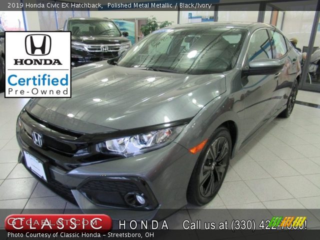 2019 Honda Civic EX Hatchback in Polished Metal Metallic