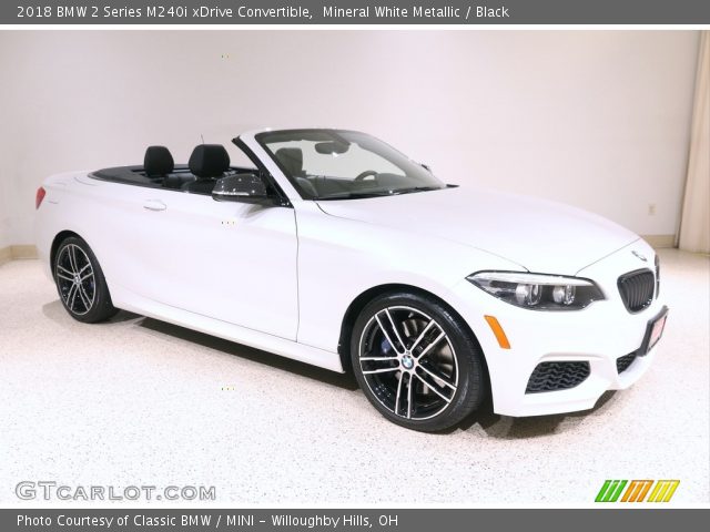 2018 BMW 2 Series M240i xDrive Convertible in Mineral White Metallic