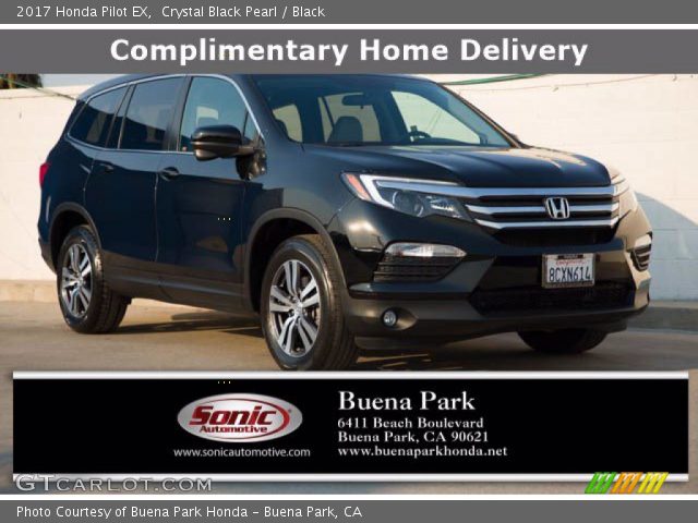 2017 Honda Pilot EX in Crystal Black Pearl