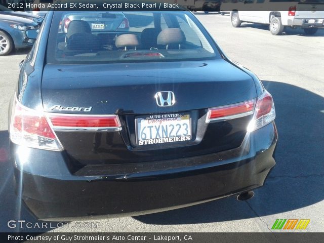 2012 Honda Accord EX Sedan in Crystal Black Pearl