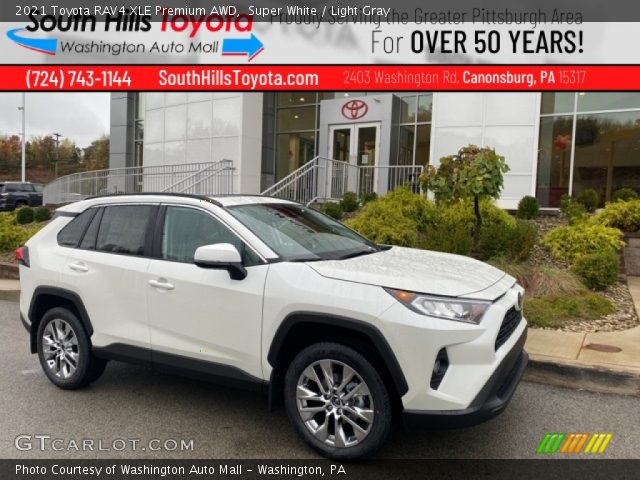 2021 Toyota RAV4 XLE Premium AWD in Super White