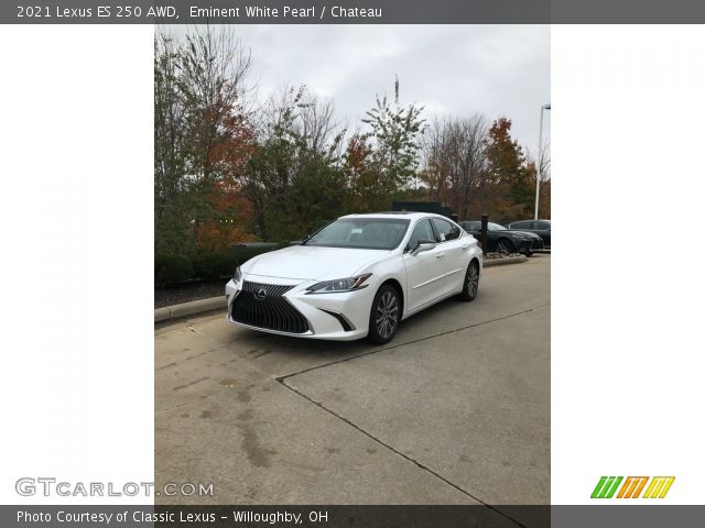 2021 Lexus ES 250 AWD in Eminent White Pearl