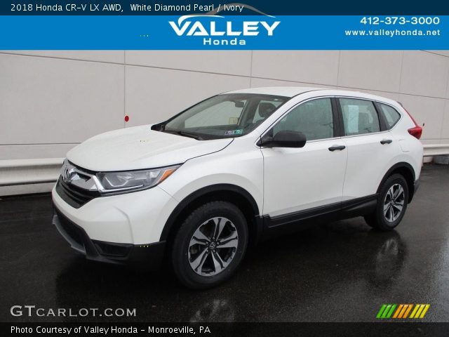 2018 Honda CR-V LX AWD in White Diamond Pearl