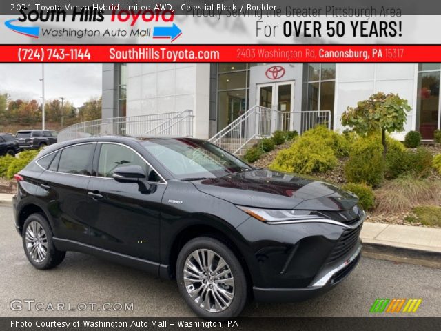 2021 Toyota Venza Hybrid Limited AWD in Celestial Black