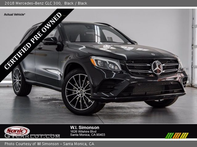 2018 Mercedes-Benz GLC 300 in Black