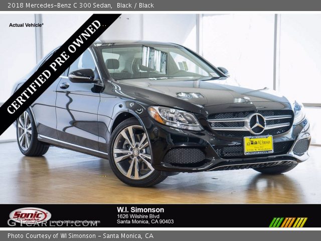 2018 Mercedes-Benz C 300 Sedan in Black
