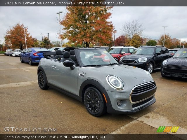 2021 Mini Convertible Cooper in Moonwalk Gray Metallic