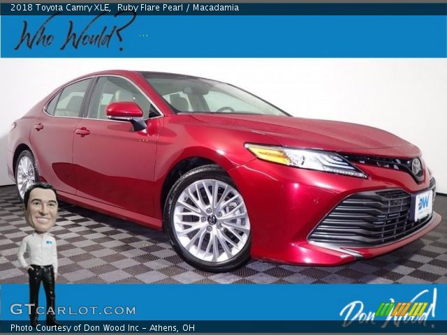 2018 Toyota Camry XLE in Ruby Flare Pearl