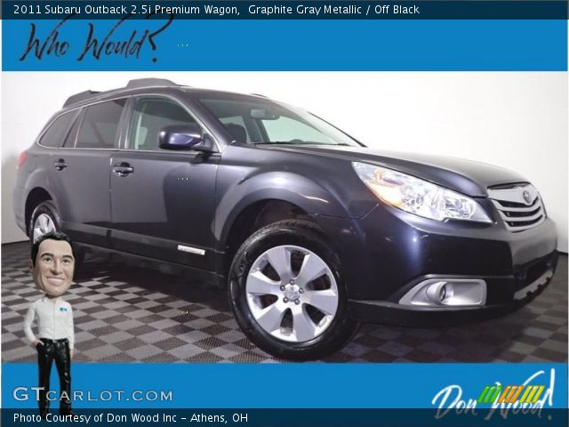 2011 Subaru Outback 2.5i Premium Wagon in Graphite Gray Metallic