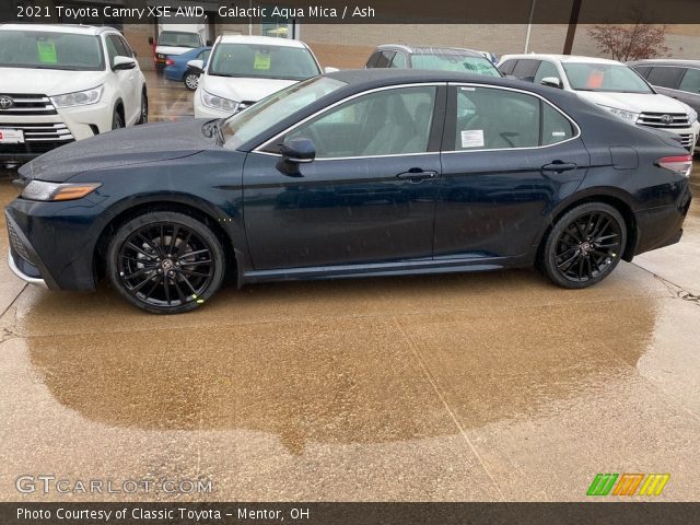 2021 Toyota Camry XSE AWD in Galactic Aqua Mica