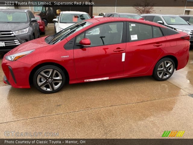 2021 Toyota Prius Limited in Supersonic Red
