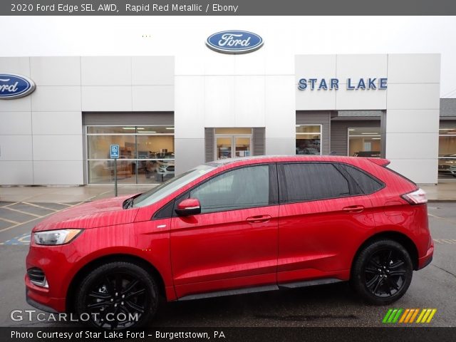 2020 Ford Edge SEL AWD in Rapid Red Metallic