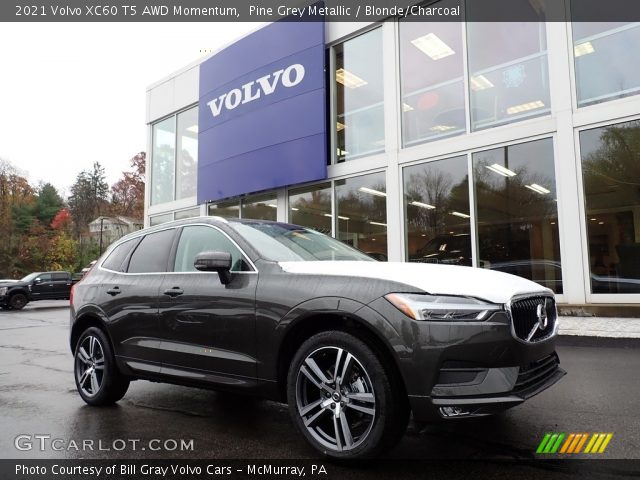 2021 Volvo XC60 T5 AWD Momentum in Pine Grey Metallic