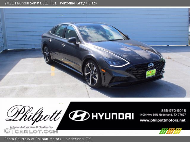 2021 Hyundai Sonata SEL Plus in Portofino Gray