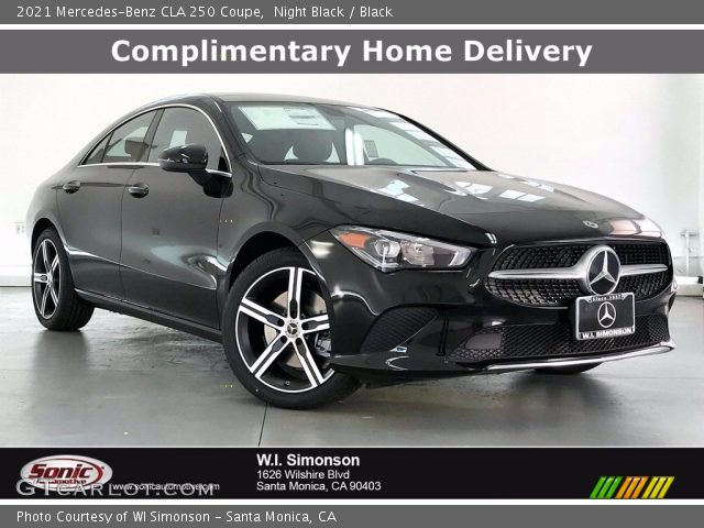 2021 Mercedes-Benz CLA 250 Coupe in Night Black