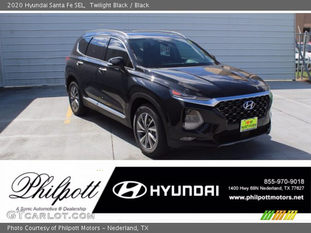 2020 Hyundai Santa Fe SEL in Twilight Black