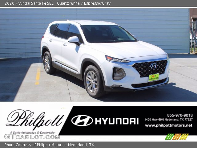 2020 Hyundai Santa Fe SEL in Quartz White