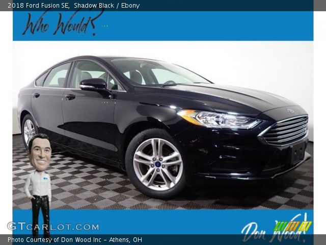 2018 Ford Fusion SE in Shadow Black