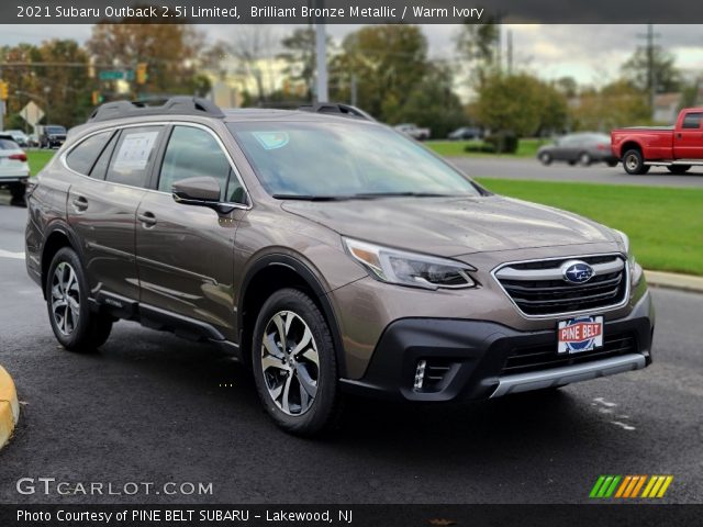 2021 Subaru Outback 2.5i Limited in Brilliant Bronze Metallic