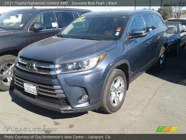 2017 Toyota Highlander Limited AWD in Shoreline Blue Pearl