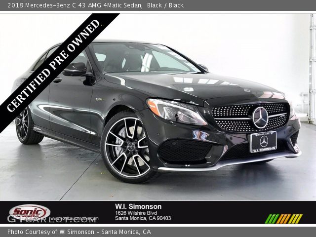2018 Mercedes-Benz C 43 AMG 4Matic Sedan in Black
