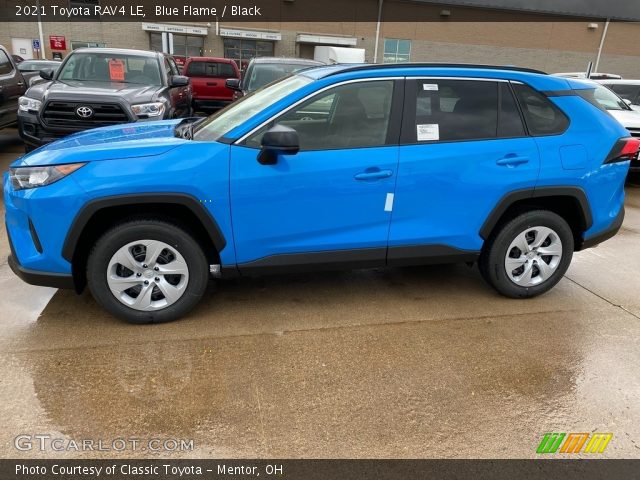 2021 Toyota RAV4 LE in Blue Flame