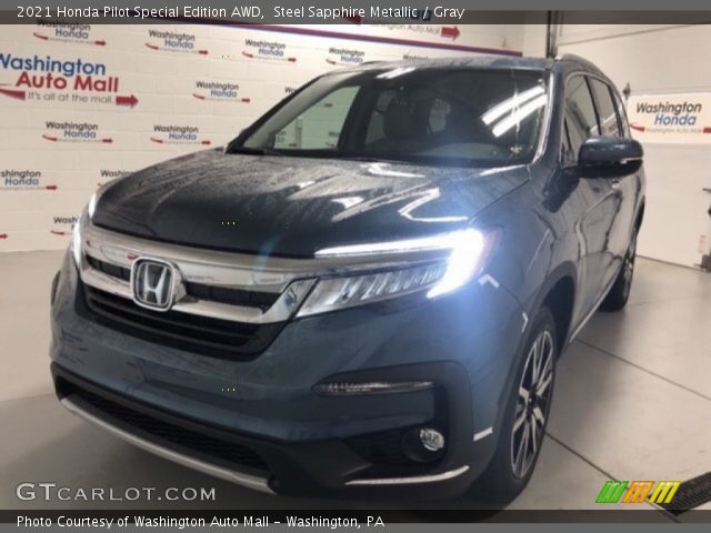 2021 Honda Pilot Special Edition AWD in Steel Sapphire Metallic