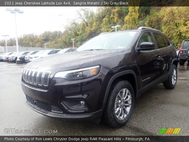 2021 Jeep Cherokee Latitude Lux 4x4 in Sangria Metallic