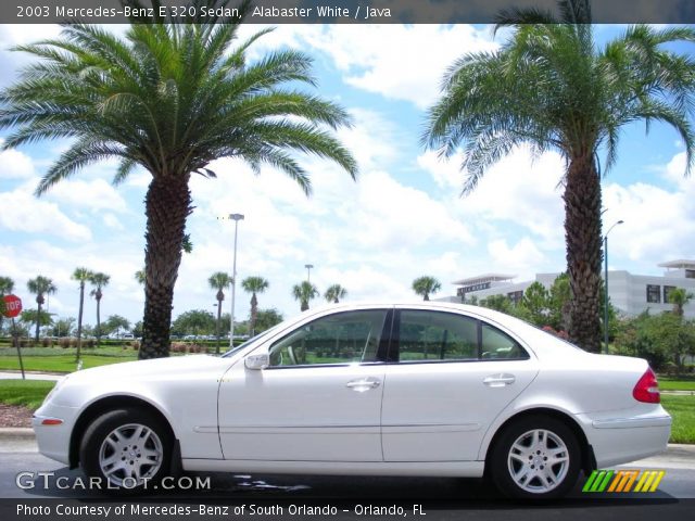 2003 Mercedes-Benz E 320 Sedan in Alabaster White