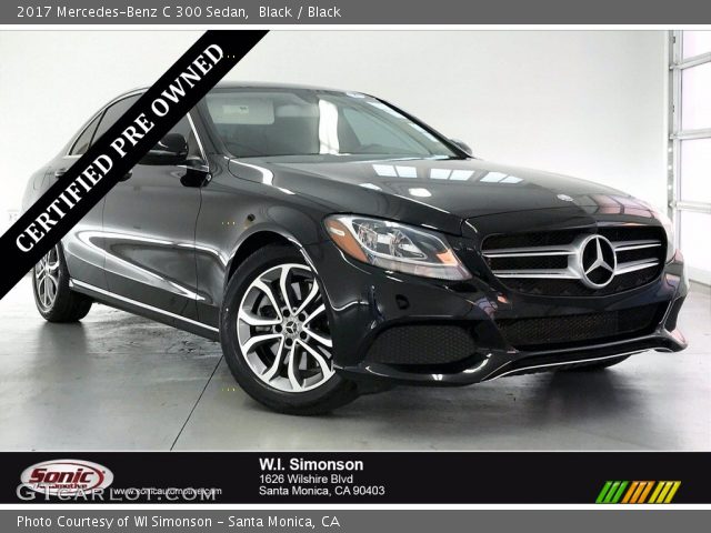 2017 Mercedes-Benz C 300 Sedan in Black