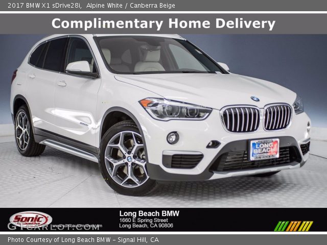 2017 BMW X1 sDrive28i in Alpine White