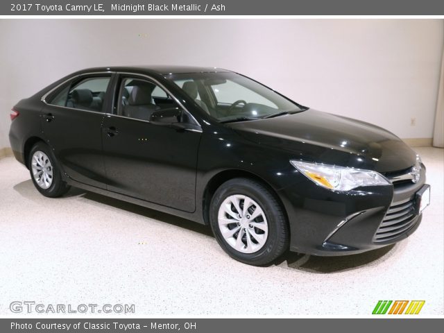 2017 Toyota Camry LE in Midnight Black Metallic