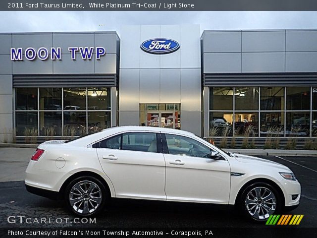 2011 Ford Taurus Limited in White Platinum Tri-Coat