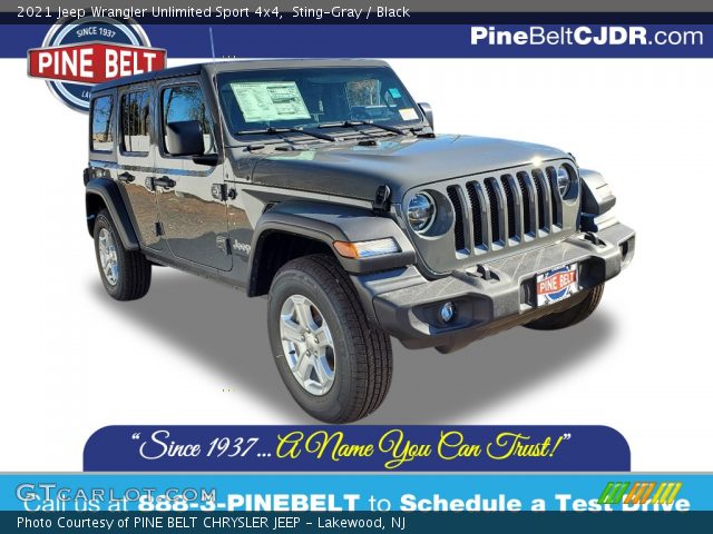 2021 Jeep Wrangler Unlimited Sport 4x4 in Sting-Gray