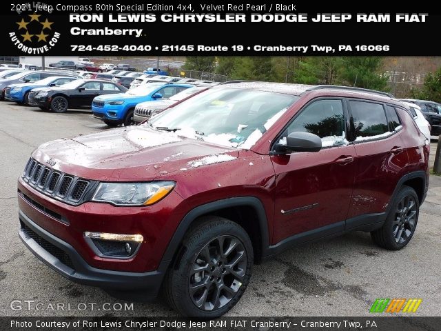 2021 Jeep Compass 80th Special Edition 4x4 in Velvet Red Pearl