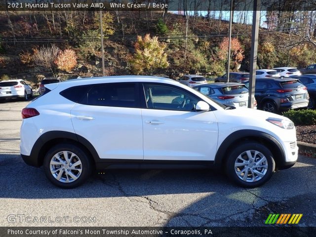 2021 Hyundai Tucson Value AWD in White Cream