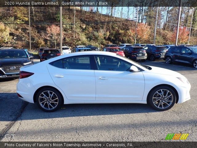 2020 Hyundai Elantra Limited in Quartz White Pearl
