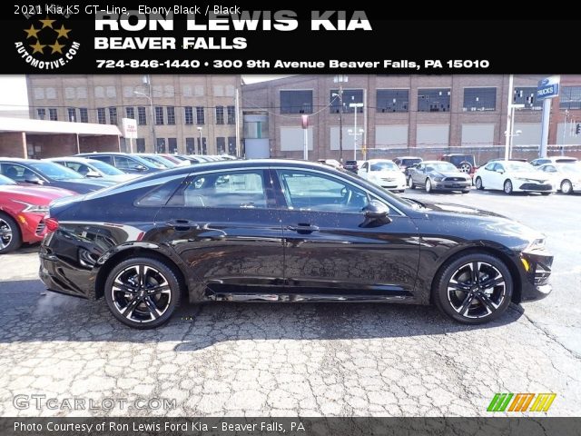 2021 Kia K5 GT-Line in Ebony Black