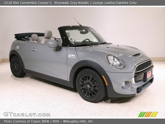 2018 Mini Convertible Cooper S in Moonwalk Grey Metallic