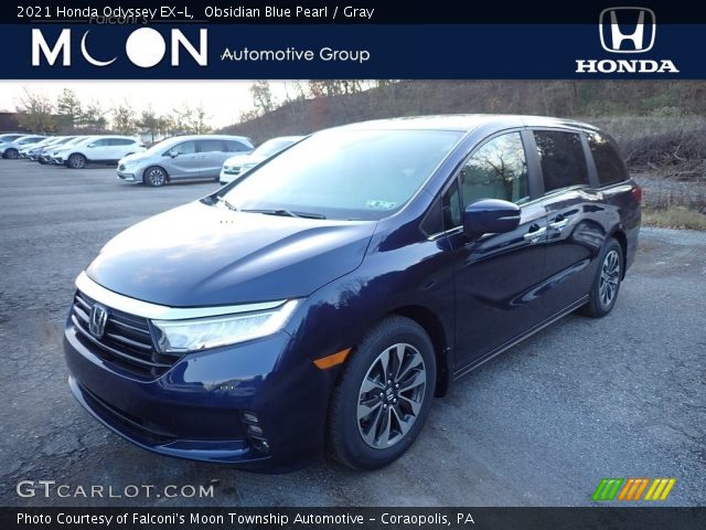 2021 Honda Odyssey EX-L in Obsidian Blue Pearl