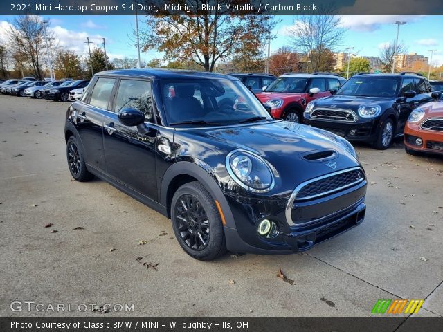 2021 Mini Hardtop Cooper S 4 Door in Midnight Black Metallic