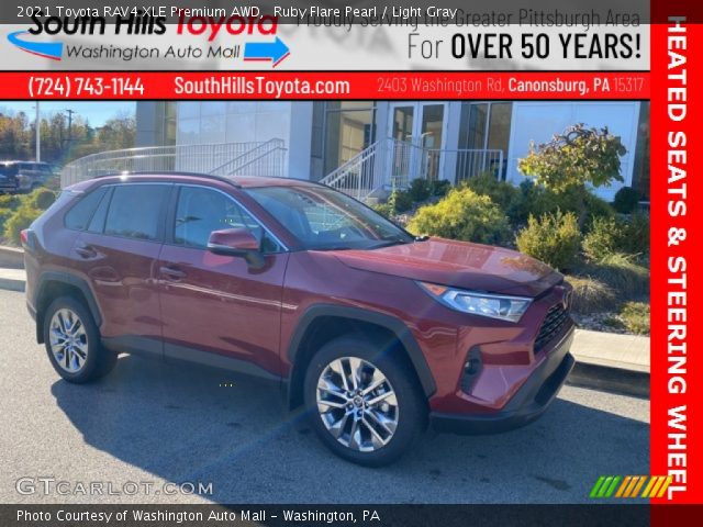 2021 Toyota RAV4 XLE Premium AWD in Ruby Flare Pearl