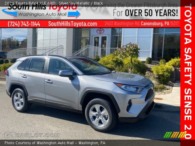 2021 Toyota RAV4 XLE AWD in Silver Sky Metallic