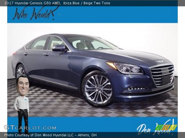 2017 Hyundai Genesis G80 AWD in Ibiza Blue