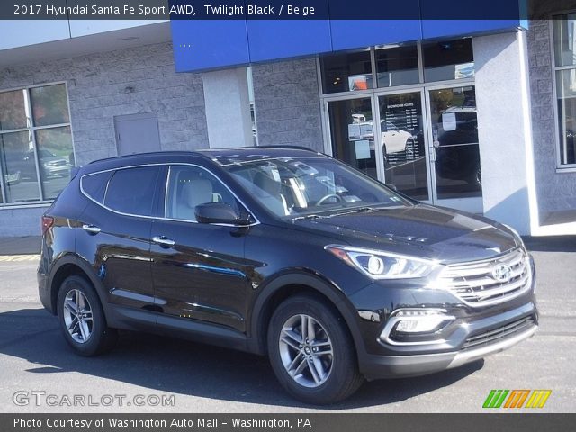 2017 Hyundai Santa Fe Sport AWD in Twilight Black